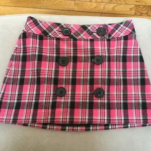 PINK PLAID SKIRT, EXPRESS SIZE 6